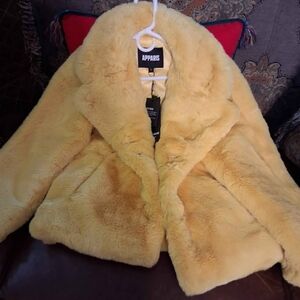 Apparis Women's Teddy Jacket - Yellow